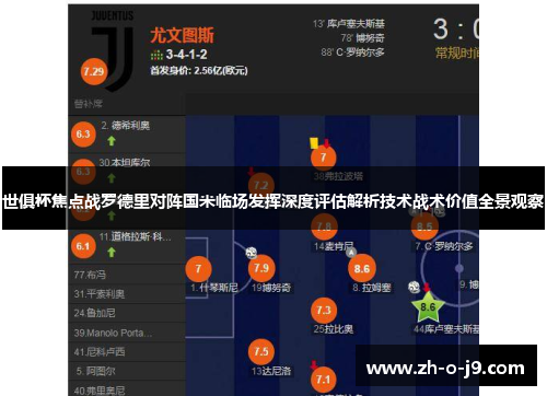 世俱杯焦点战罗德里对阵国米临场发挥深度评估解析技术战术价值全景观察